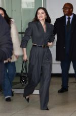 SELENA GOMEZ Arrives at Drew Barrymore Show in New York 03/25/2025