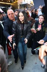 SELENA GOMEZ Arrives at SiriusXM Studios in New York City 03/25/2025
