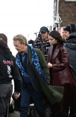SELENA GOMEZ on the Set of Only Murders in the Building on Staten Island 03/06/2025