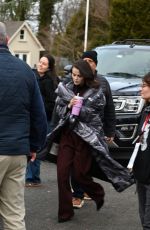 SELENA GOMEZ on the Set of Only Murders in the Building on Staten Island 03/06/2025