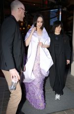 SOFIA CARSON Leaves Royal Monceau in Paris 03/08/2025
