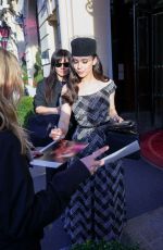 SOFIA CARSON Outside Her Hotel in Paris 03/08/2025