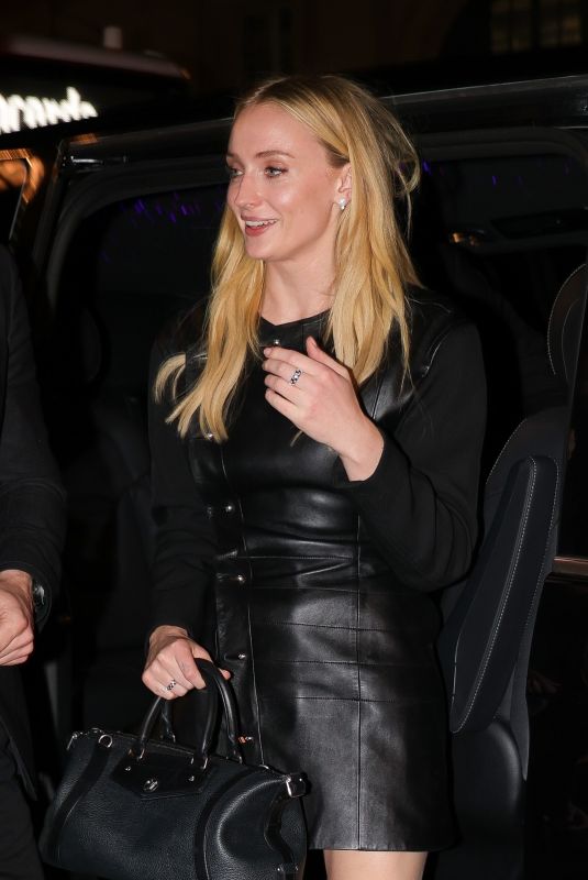 SOPHIE TURNER Arrives at Louis Vuitton After-party in Paris 03/10/2025