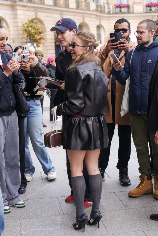 SYDNEY SWEENEY Arrives at Ritz Hotel in Paris 03/11/2025