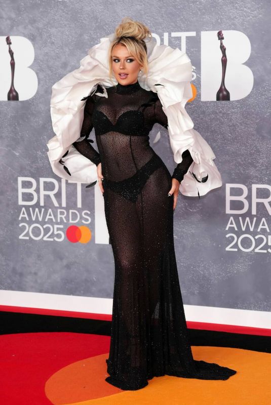 TALLIA STORM at 2025 BRIT Awards in London 03/01/2025