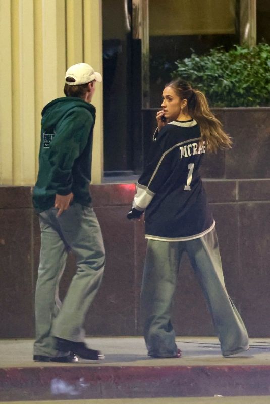 TATE MCRAE and The Kid Laroi on a Date Night in Los Angeles 03/04/2025