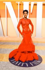 TEYANA TAYLOR at 2025 Vanity Fair Oscar Party in Beverly Hills 03/02/2025