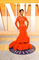 TEYANA TAYLOR at 2025 Vanity Fair Oscar Party in Beverly Hills 03/02/2025