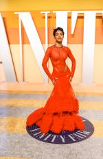 TEYANA TAYLOR at 2025 Vanity Fair Oscar Party in Beverly Hills 03/02/2025