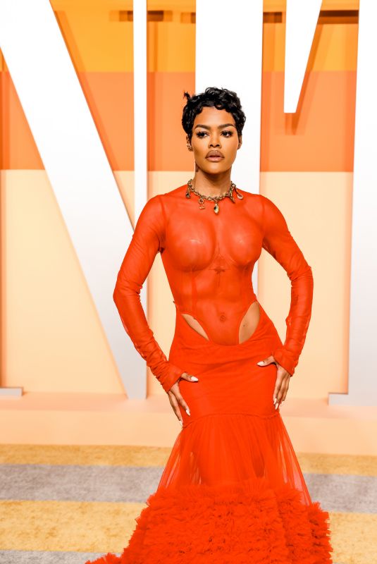 TEYANA TAYLOR at 2025 Vanity Fair Oscar Party in Beverly Hills 03/02/2025