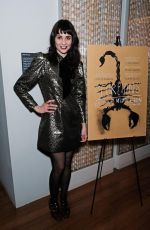 TUPPENCE MIDDLETON at Launch of Her Debut Book Scorpions: A Memoir at Grant Museum of Zoology in London 02/28/2025