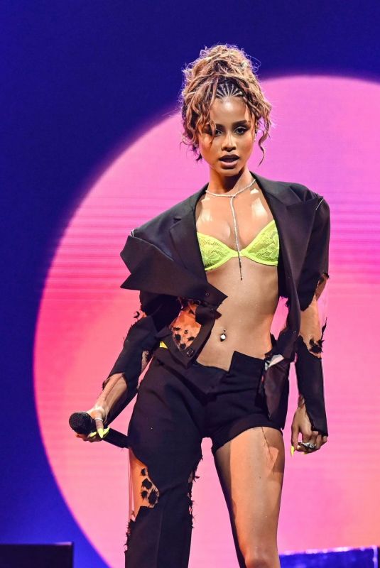 TYLA Performs at Billboard Women in Music in Inglewood 03/29/2025