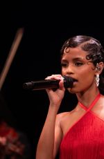 TYLA Performs at Mercedes-Benz CLA World Premiere in Rome 03/13/2025