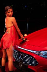 TYLA Performs at Mercedes-Benz CLA World Premiere in Rome 03/13/2025
