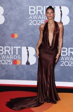 VICK HOPE at BRIT Awards 2025 at Intercontinental Hotel in London 03/01/2025