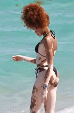 WINNIE HARLOW inBikini at a Beach in Miami 03/20/2025