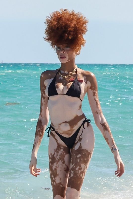 WINNIE HARLOW inBikini at a Beach in Miami 03/20/2025