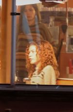 ZENDAYA and ALEXA DEMIE on the Set of Euphoria Season 3 in Burbank 03/06/2025