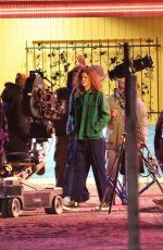 ZENDAYA Films at Strip Club for Euphoria in Los Angeles 03/01/2025