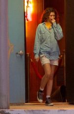 ZENDAYA on the Set of Euphoria Season 3 in Los Angeles 03/25/2025