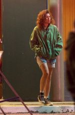 ZENDAYA on the Set of Euphoria Season 3 in Los Angeles 03/25/2025