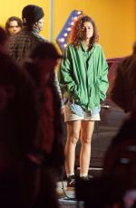 ZENDAYA on the Set of Euphoria Season 3 in Los Angeles 03/25/2025