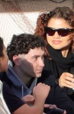 ZENDAYA Takes a Pizza Break from Filming The Odyssey in Favignana 03/30/2025
