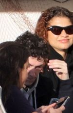 ZENDAYA Takes a Pizza Break from Filming The Odyssey in Favignana 03/30/2025