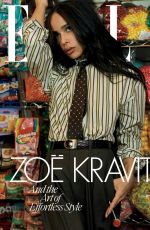 ZOE KRAVITZ in Elle Magazine, March 2025