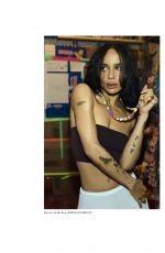ZOE KRAVITZ in Elle Magazine, March 2025