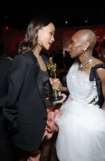 ZOE SALDANA at 2025 Vanity Fair Oscar Party in Beverly Hills 03/02/2025