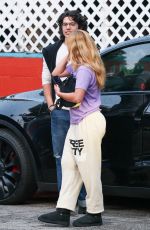 ADDISON RAE Out for Lunch in Los Angeles 04/09/2025