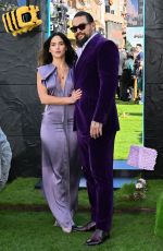 ADRIA ARJONA and Jason Momoa at A Minecraft Movie World Premiere in London 03/30/2025