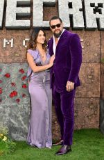 ADRIA ARJONA and Jason Momoa at A Minecraft Movie World Premiere in London 03/30/2025