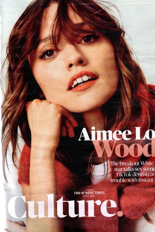 AIMEE LOU WOOD in Culture Magazine, April 2025
