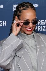 ALICIA KEYS at 11th Breakthrough Prize Ceremony at Barker Hangar 04/05/2025