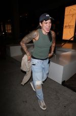 AMANDA NUNES Out for Dinner at Gravita in Beverly Hills 04/25/2025