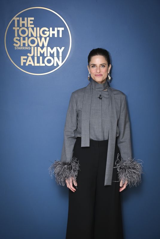 AMANDA PEET at Tonight Show Starring Jimmy Fallon 04/01/2025