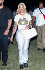 AMBER ROSE Out at Coachella Valley Music and Arts Festival in Indio 04/12/2025