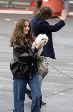 ANA DE ARMAS and Tom Cruise Arrives in London on His Helicopter 04/15/2025