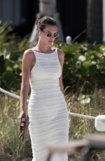 ANASTASIA NOCHNA in Bikini at a Beach in Miami Beach 03/31/2025