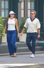 ANNA OSCEOLA and Jon Hamm Out in New York 04/25/2025