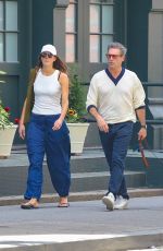 ANNA OSCEOLA and Jon Hamm Out in New York 04/25/2025