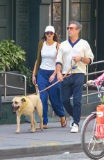 ANNA OSCEOLA and Jon Hamm Out in New York 04/25/2025