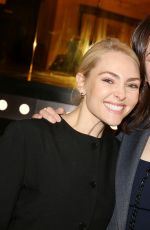 ANNASOPHIA ROBB and ISA BRIONES at All Nighter Photocall at The Museum of Broadway in New York 04/21/2025