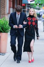 ANYA TAYLOR-JOY and Malcolm McRae Out and About in Tribeca in New York City 04/26/2025
