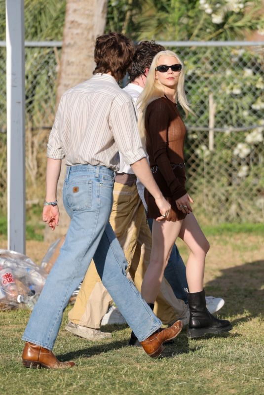 ANYA TAYLOR-JOY and Malcolm McRae Out at Coachella Valley Music and Arts Festival 04/12/2025