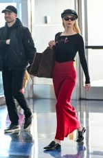 ANYA TAYLOR-JOY Arrives at JFK Airport in New York 04/28/2025