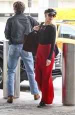 ANYA TAYLOR-JOY Arrives at JFK Airport in New York 04/28/2025