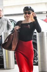 ANYA TAYLOR-JOY Arrives at JFK Airport in New York 04/28/2025